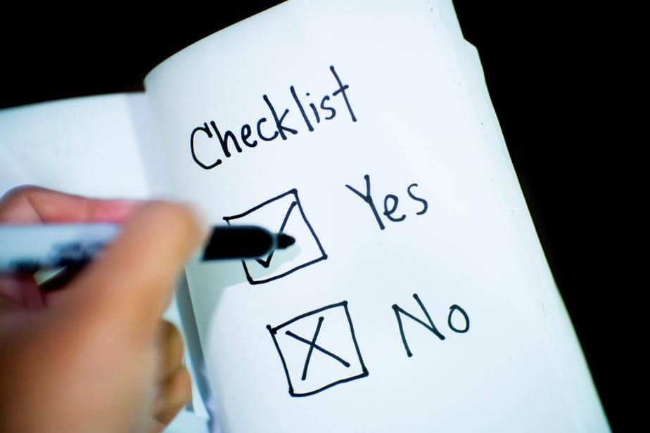 Social media checklist