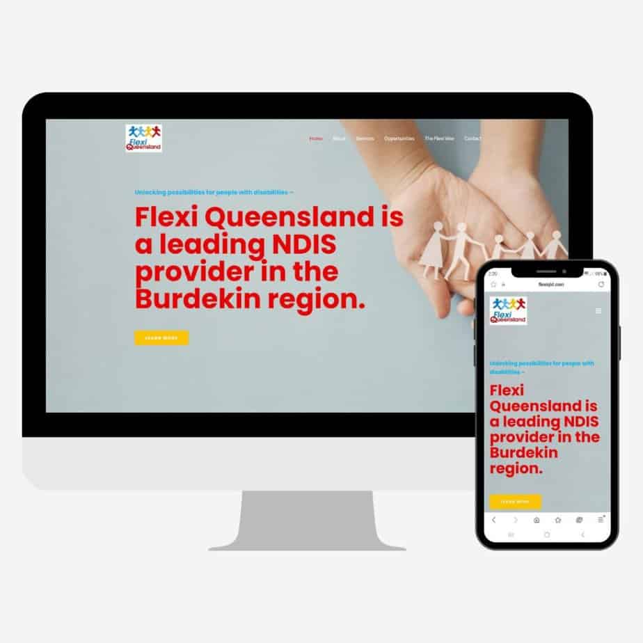 Flexi Queensland website design