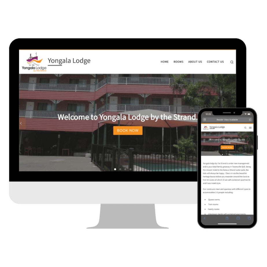 Yongala Lodge website design